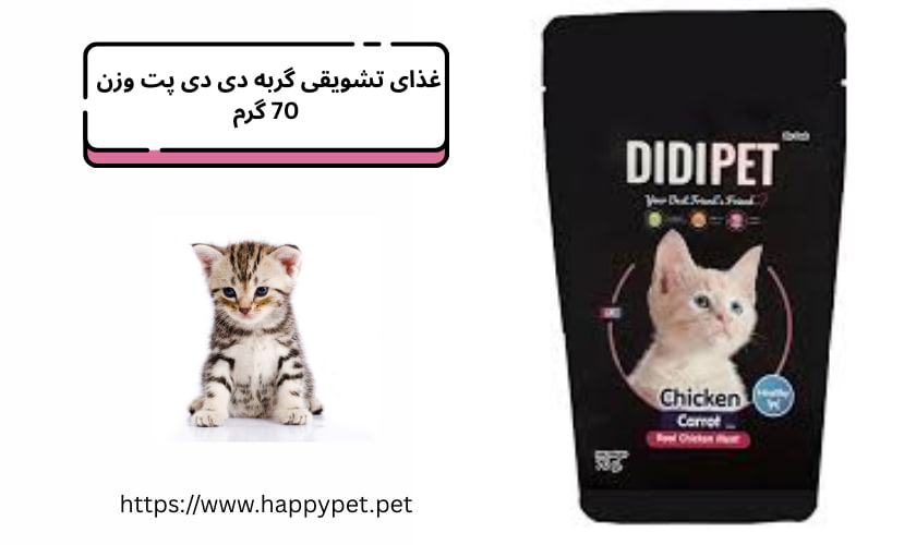 غذای تشویقی گربه دی دی پت وزن 70 گرم